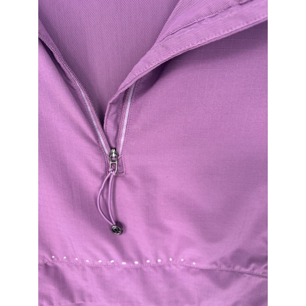 Lululemon Stretch Ripstop Running Half Zip Jacket Women Size M Vintage Plum 0296 - Picture 2 of 7